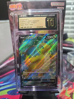 Pokemon TCG: Dragonite V - 078/071 Pokemon GO SR - CGC Pristine 10 - Image 1