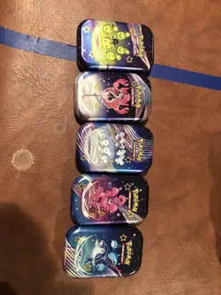 Pokemon TCG Paldean Fates Tin Set Of Five *Empty Tins* - Image 1
