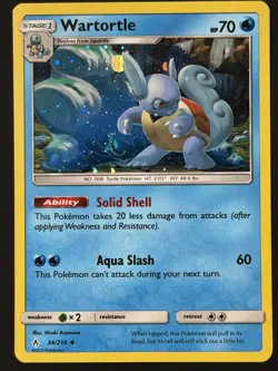 Wartortle 34/214 Cosmos Holo Unbroken Bonds Pokemon Near Mint - Image 3