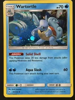 Wartortle 34/214 Cosmos Holo Unbroken Bonds Pokemon Near Mint - Image 5
