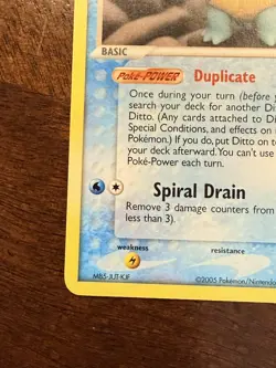 Ditto (Squirtle) 64/113 Delta Species Vintage Pokemon TCG - NM! - Image 4