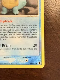 Ditto (Squirtle) 64/113 Delta Species Vintage Pokemon TCG - NM! - Image 5