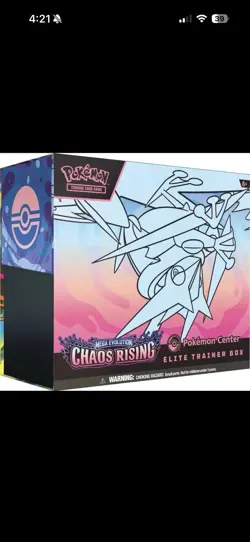 PREORDER Chaos Rising Pokemon Center ETB Exclusive PRESALE - Image 1