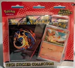 2026 Pokemon Mega Evolution–Ascended Heroes 3-Pack Charmander - Image 1