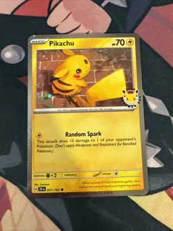 Pikachu #51 Stamped Holo Promo Pokemon Day 30th Anniversary - Image 1