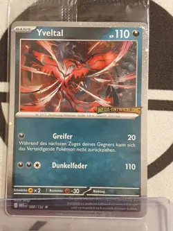 Yveltal Sealed Mega-Entwicklunge Set Holo Pokemon Karte Deutsch Pokemon Original - Image 3