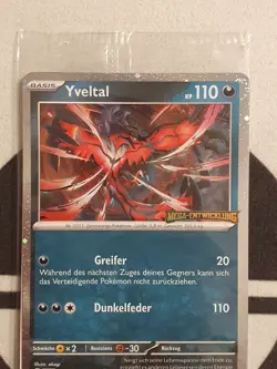 Yveltal Sealed Mega-Entwicklunge Set Holo Pokemon Karte Deutsch Pokemon Original - Image 5