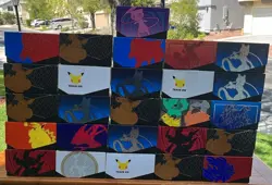 26 Empty Pokemon Box ETB Mixed Lot 🎆 - Image 1