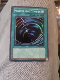 1x (HP) Mystical Space Typhoon - DB1-EN031 - Super Rare - Unlimited Edition YuG - Image 1