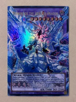 Mirrorjade the Iceblade Dragon RA05-EN148 Ultra Rare 1st Ed OVERFRAME - Image 1