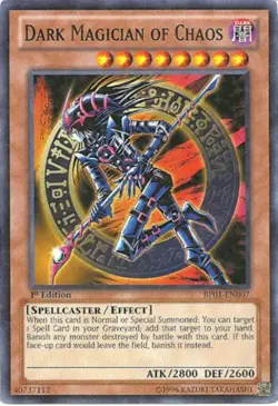 1x (LP) Dark Magician of Chaos - BP01-EN007 - Starfoil Rare - 1st Edition YuGiO - Image 1