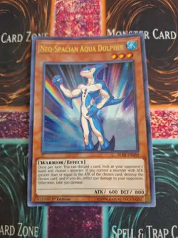 Yugioh Neo-Spacian Aqua Dolphin BLRR-EN049 Ultra Rare 1st Edition Near Mint - Image 1