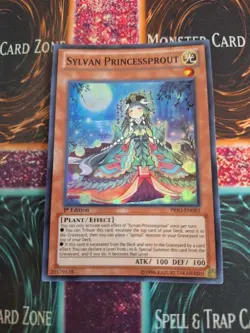 Yugioh Sylvan Princessprout PRIO-EN083 Super Rare 1st Edition Near Mint - Image 1