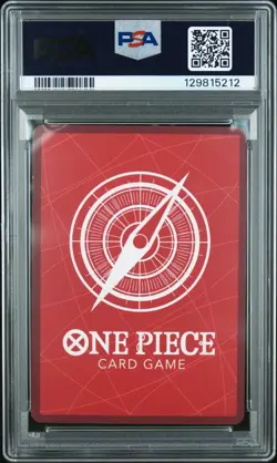 2025 ONE PIECE OP09 001 SHANKS ENGLISH 2ND ANNIVERSARY SET LEADER PROMO PSA 10 - Image 2