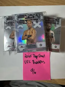 2025 Topps Finest UFC ~500 Card LOT | Base Heavy + Inserts & Rookies | Bulk Lot - Image 2
