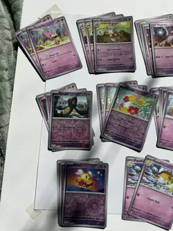 Pokemon TCG Stellar Crown Bulk Psychic Bundle Inc Holos & Reverse Holos 46 Cards - Image 2