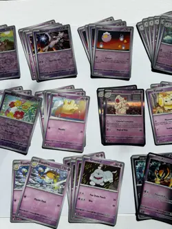 Pokemon TCG Stellar Crown Bulk Psychic Bundle Inc Holos & Reverse Holos 46 Cards - Image 3
