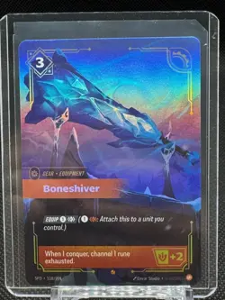 Boneshiver 118/221 Epic Foil Spiritforged Riftbound League of Legends TCG - Image 1
