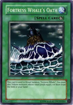 1x (EX) Fortress Whale's Oath - TP7-EN011 - Common - Unlimited Edition YuGiOh - Image 1