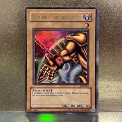 YuGiOh • Right Arm of the Forbidden One • LOB-122 • Unlimited Ultra Rare • MP - Image 1