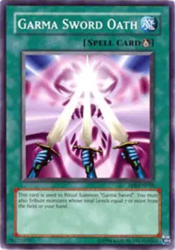 1x (NM) Garma Sword Oath - TP8-EN010 - Common - Unlimited Edition YuGiOh - Image 1