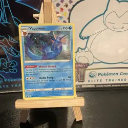 Vaporeon SWSH072 Black Star Promo Holo Rare Pokemon TCG Card Mint Condition 2 - Image 1
