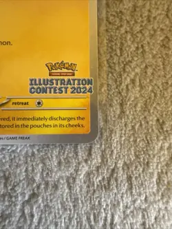Pikachu Illustration Contest 2024 Promo SV: Scarlet & Violet Promo Cards 214 NM - Image 3