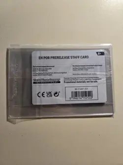 Pokemon Perfect Order Sealed STAFF 4 card SET Prerelease Promos - Image 3