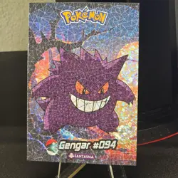 Non tcg Gengar #94: Stained Glass Crystal Card Collection - Image 1