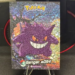 Non tcg Gengar #94: Stained Glass Crystal Card Collection - Image 3