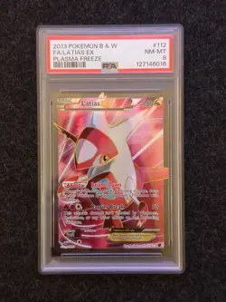 PSA 8 Low Pop Latias Ex Holo Plasma Freeze Pokemon Card 2013 - Image 1