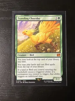 Traveling Chocobo M 0210 Regular Final Fantasy Magic the Gathering MTG Card NM - Image 1