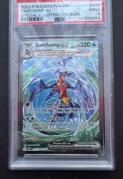 *PSA 9* Garchomp ex 245/182 - Paradox Rift - Mint - Full Art Pokemon Card - Image 3