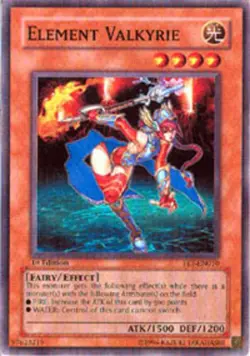 1x (EX) Element Valkyrie - FET-EN010 - Common - 1st Edition YuGiOh - Image 1
