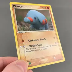 Phanpy 69/107 EX Deoxys Regular Common Pokemon Card 2005 English Cute Clay VLP - Image 4