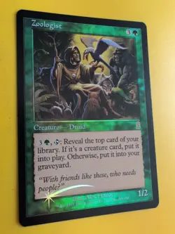 Zoologist. Druid MTG Card. Odyssey.Old Border FOIL. - Image 4