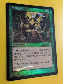 Zoologist. Druid MTG Card. Odyssey.Old Border FOIL. - Image 5