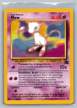 WoTC Promo #08/53 Mew (8) Black Star Pokemon Card - Image 1