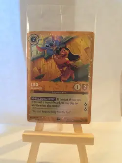 SEALED LILO Escape Artist LORCANA Promo Cards - Gold Foil - 25/P2 - Image 1