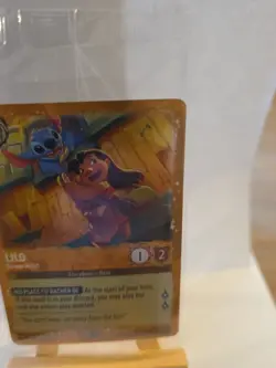 SEALED LILO Escape Artist LORCANA Promo Cards - Gold Foil - 25/P2 - Image 3