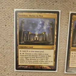 Nykthos, Shrine to Nyx MTG THB 223 Theros Regular Rare NM - Image 2