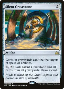 Silent Gravestone | #182 | RIX | MTG | Regular | LP - Image 1