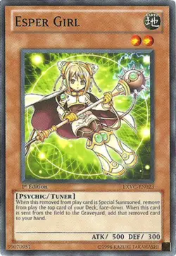 1x (NM) Esper Girl - EXVC-EN023 - Common - 1st Edition YuGiOh - Image 1
