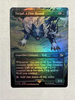 Torgal, A Fine Hound (Borderless) Final Fantasy Foil - Image 1