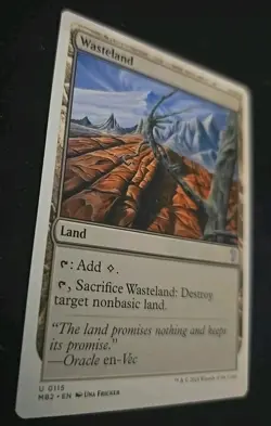 Wasteland (White Border) Mystery Booster 2 Regular - Image 2