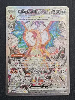 Pokemon Charizard ex Special Illustration Rare Full Art Holo SV03 Obsidian Flam… - Image 1