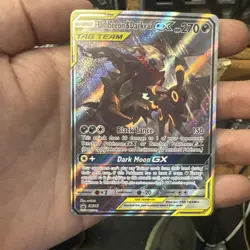 Pokemon Umbreon & Darkrai GX SM241 Sun & Moon Promo TAG TEAM Holo 270 HP - Image 1