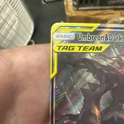 Pokemon Umbreon & Darkrai GX SM241 Sun & Moon Promo TAG TEAM Holo 270 HP - Image 3