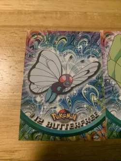 Pokemon Topps Tv Animation 10 Caterpie, 11 Metapod, 12 Butterfree - Image 4