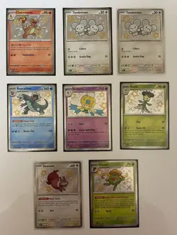 Pokemon paldean Fates baby shiny Gold star LOT. MINT x8 - Image 1